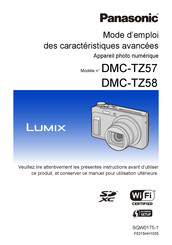Panasonic LUMIX DMC-TZ57 Mode D'emploi