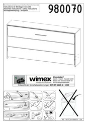 wimex 980070 Instructions De Montage Et Consignes De Sécurité