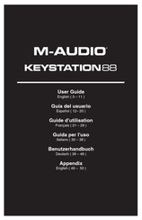 M-Audio KEYSTATION 88 Guide D'utilisation