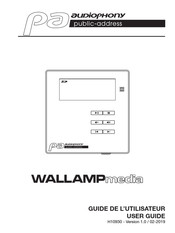 Audiophony PA WALLAMmedia Guide De L'utilisateur
