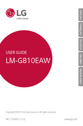 LG LM-G810EAW Guide De L'utilisateur