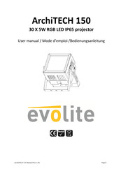 Evolite ArchiTECH 150 Mode D'emploi