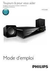 Philips HTD3200 Mode D'emploi