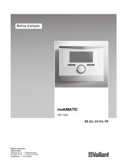 Vaillant multiMATIC VRC 700/5 Notice D'emploi