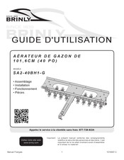 Brinly SA2-40BH1-G Guide D'utilisation