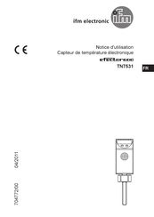 IFM Electronic efector600 TN7531 Notice D'utilisation