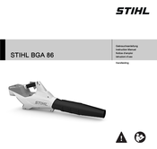 Stihl BGA 86 Notice D'emploi