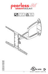 peerless-AV SMARTMOUNT SA752PU Mode D'emploi