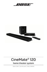 Bose CineMate 120 Notice D'utilisation