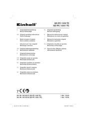 EINHELL GC-PC 1335 I TC Mode D'emploi D'origine