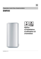 De Dietrich BMR80 Notice D'installation, D'utilisation Et D'entretien