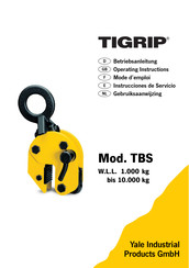 Yale Tigrip TBS 3,0 Mode D'emploi