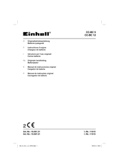 EINHELL CC-BC 12 Instructions D'origine