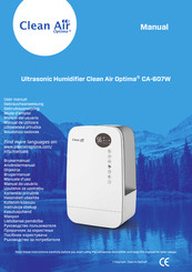 Clean Air Optima CA-607W Mode D'emploi