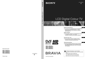 Sony BRAVIA KDL-32U25 Série Mode D'emploi