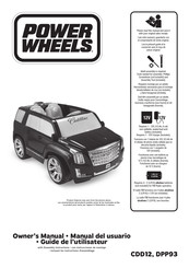 Power Wheels CDD12 Guide De L'utilisateur