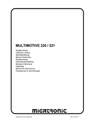 Migatronic ULTIMOTIVE 221 Manuel D'instructions