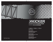 Kicker ZX.1 Série Manuel D'utilisation