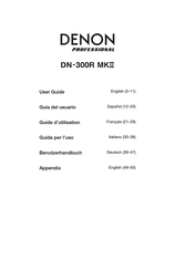 Denon Professional DN-300R Guide D'utilisation