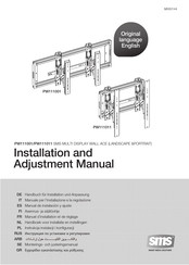 SMS PW111001 Manuel D'installation Et De Réglage