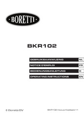 BORETTI BKR102 Notice D'emploi