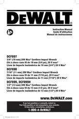 DeWalt DCF898 Guide D'utilisation