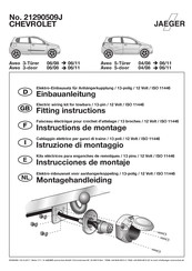 Jaeger 21290509J Instructions De Montage