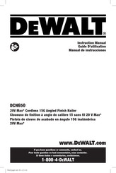 DeWalt DCN650 Guide D'utilisation