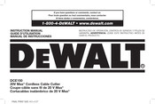 DeWalt DCE150 Guide D'utilisation