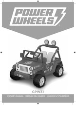 Power Wheels GPW31 Guide De L'utilisateur