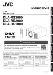 JVC DLA-RS3000 Instructions