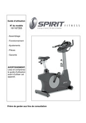 Spirit Fitness 161167355 Guide D'utilisation