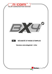 N-Com BX4 PLUS Sécurité Et Mode D'emploi
