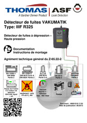 Thomas ASF VAKUMATIK IIIF R325 Instructions De Montage