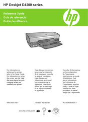 HP Deskjet D4200 Série Guide De Référence