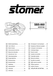 Stomer Professional SBS-860 Mode D'emploi