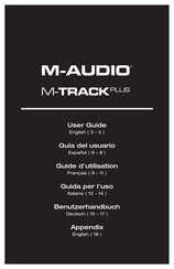 M-Audio M-TRACK PLUS Guide D'utilisation