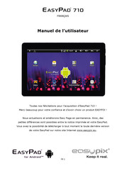 Easypix EASYPAD 710 Manuel De L'utilisateur