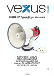 Vexus Audio MEG050 Notice D'utilisation