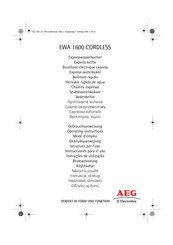 AEG EWA 1600 CORDLESS Mode D'emploi