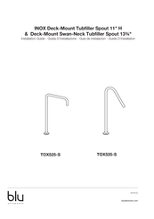 blu BATHWORKS TOX525-S Guide D'installation