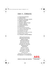 AEG Electrolux EWA 11 Série Mode D'emploi