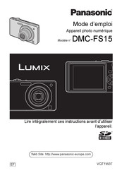 Panasonic LUMIX DMC-FS15 Mode D'emploi