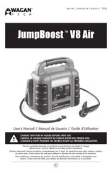 Wagan Tech JumpBoost V8 Air Guide D'utilisation