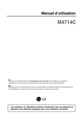LG M4714C Manuel D'utilisation