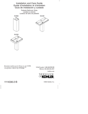 Kohler K-5149 Guide D'installation Et D'entretien