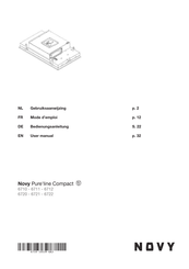 Novy Pure'line Compact 6712 Mode D'emploi