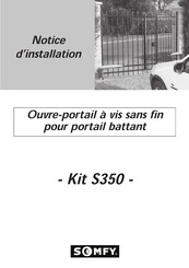 SOMFY S350 Notice D'installation