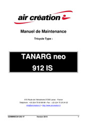 Air Creation TANARG neo 912 IS Manuel De Maintenance