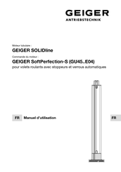 Geiger SOLIDline Manuel D'utilisation